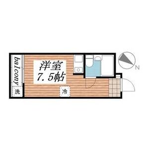 ワンルーム 間取り図
