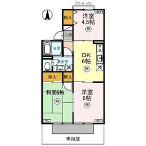 3DK 間取り図