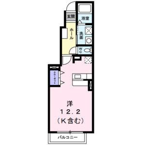 ワンルーム 間取り図