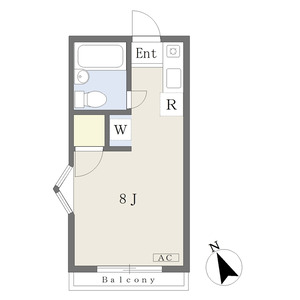 ワンルーム 間取り図