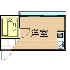 ワンルーム 間取り図