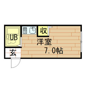 ワンルーム 間取り図