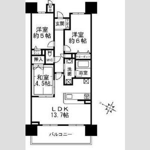 3LDK 間取り図