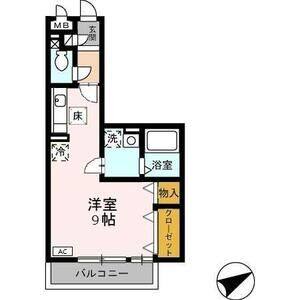 ワンルーム 間取り図