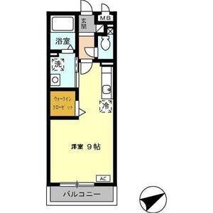 ワンルーム 間取り図