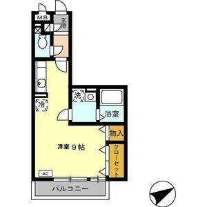 ワンルーム 間取り図