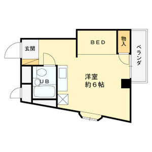ワンルーム 間取り図