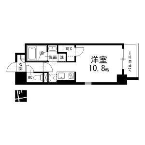 ワンルーム 間取り図