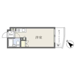 ワンルーム 間取り図