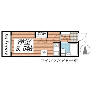 ワンルーム 間取り図
