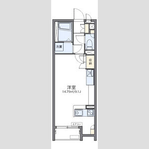 ワンルーム 間取り図