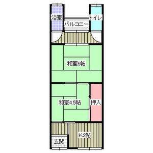 2K 間取り図