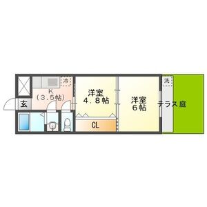 2K 間取り図