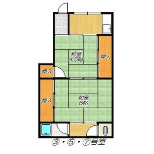 2K 間取り図