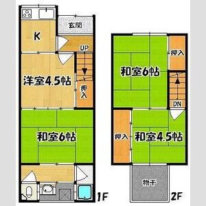 4K 間取り図