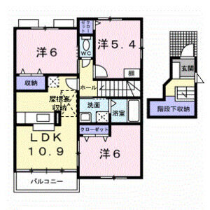 3LDK 間取り図