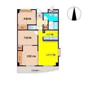 3LDK 間取り図
