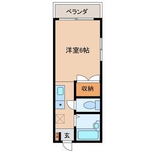ワンルーム 間取り図
