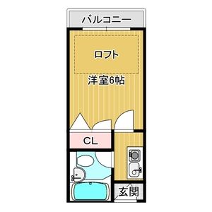 ワンルーム 間取り図