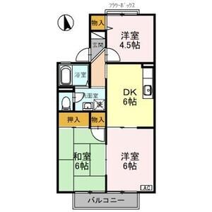 3DK 間取り図