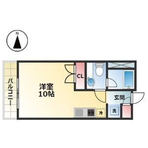 ワンルーム 間取り図
