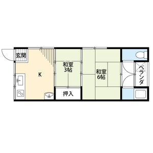 2K 間取り図
