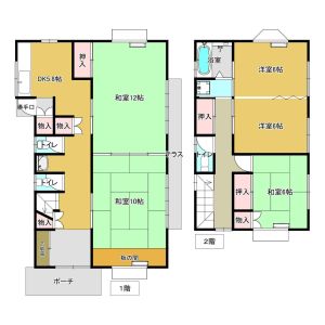 5DK 間取り図