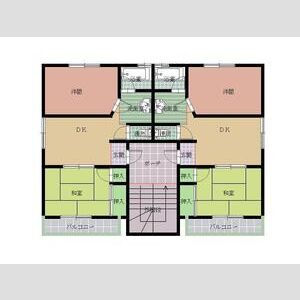 2DK 間取り図