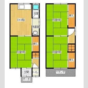 3DK 間取り図
