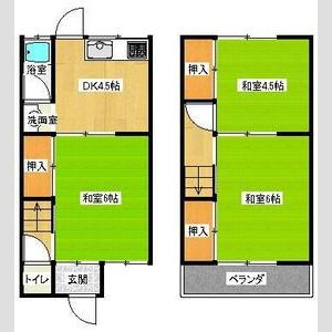 3DK 間取り図