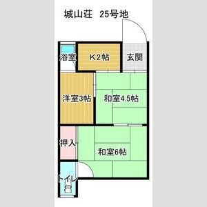 3DK 間取り図