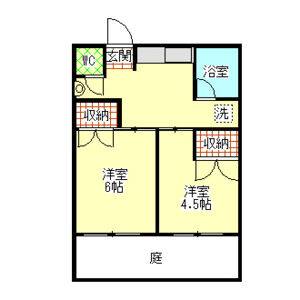 2K 間取り図