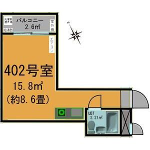 ワンルーム 間取り図