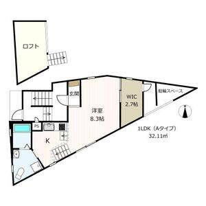 ワンルーム 間取り図