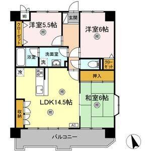 3LDK 間取り図