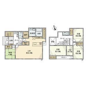 5LDK 間取り図