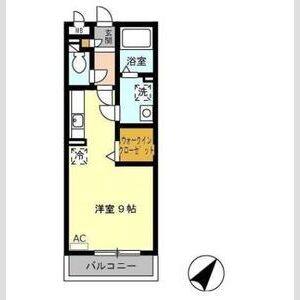 ワンルーム 間取り図