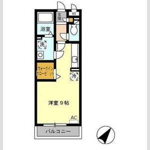 ワンルーム 間取り図