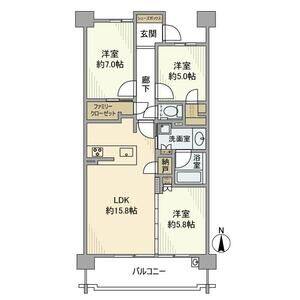 3LDK 間取り図