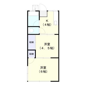 2K 間取り図