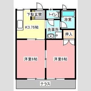 2K 間取り図