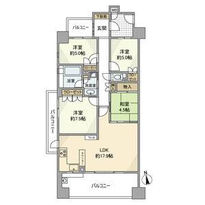4LDK 間取り図