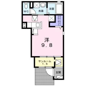 ワンルーム 間取り図