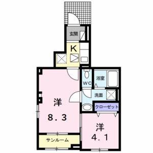 2K 間取り図