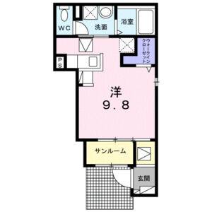 ワンルーム 間取り図