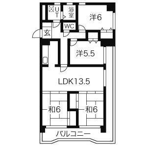 4LDK 間取り図