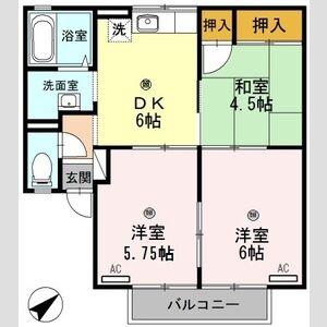 3DK 間取り図