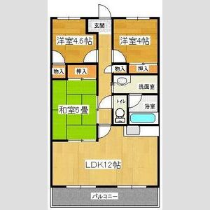 3LDK 間取り図