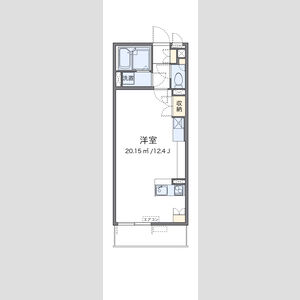 ワンルーム 間取り図