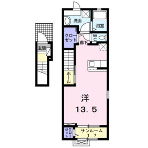 ワンルーム 間取り図